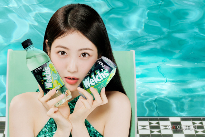 웰치제로 모델 신예은 (샤인머스캣)