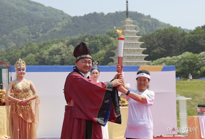 2023-05-11 아태마스터즈대회 성화 채화 진짜
