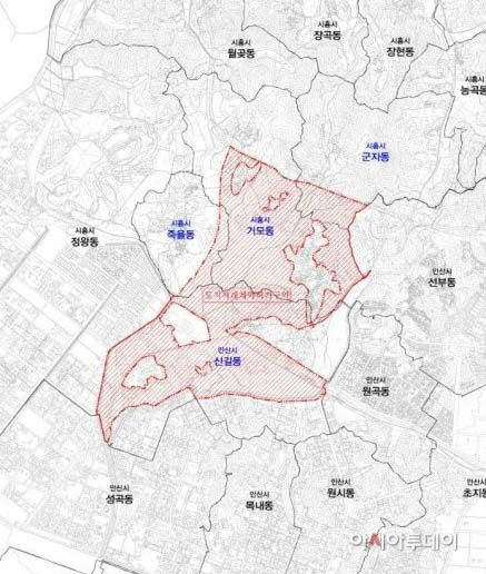 72.안산시, 장상 공공주택지구 등 토지거래허가구역 재지정 (1)