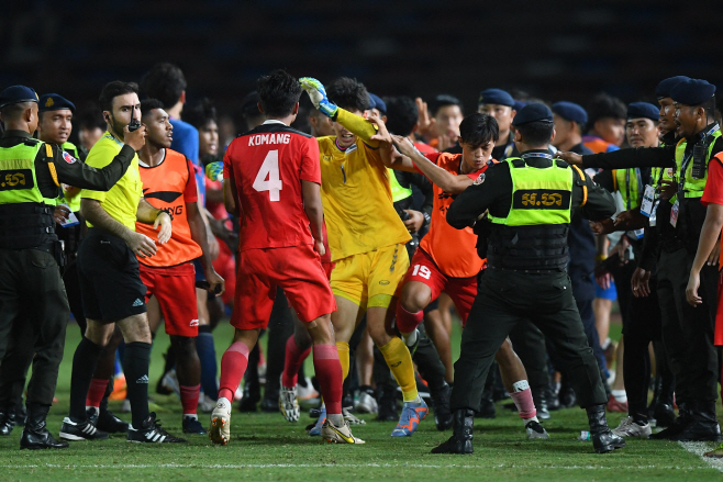 FBL-SEAGAMES-2023-CAM <YONHAP NO-0147> (AFP)