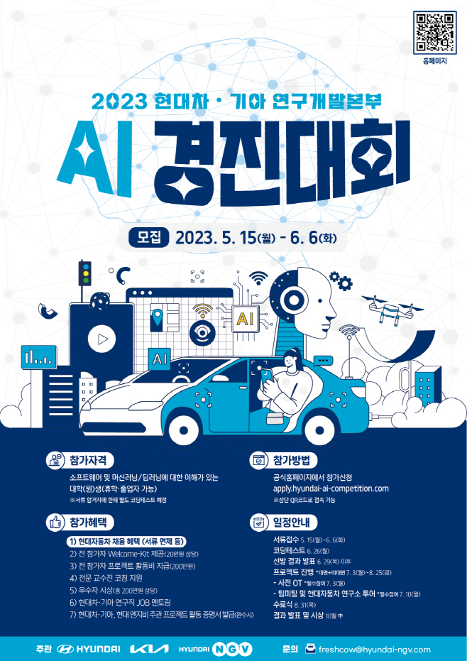 (사진) 2023 현대차·기아 연구개발본부 AI 경진대회