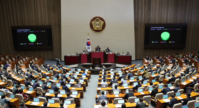 공직자윤리법 일부개정법률안 본회의 통과<YONHAP NO-2743>