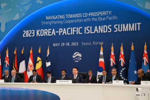 Yoon hold summit with Pacific island leaders