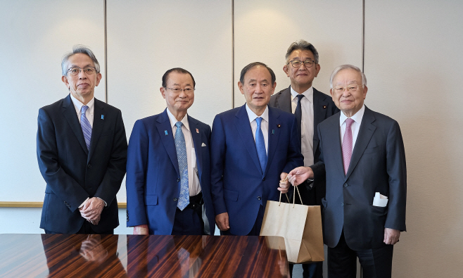 손경식 경총 회장, 스가 요시히데 前 일본총리 간담회