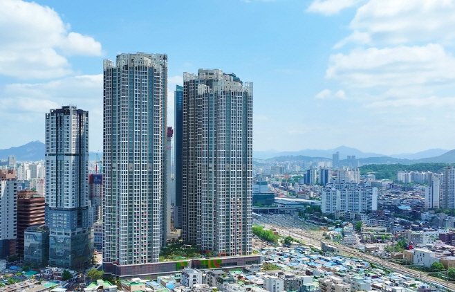 청량리역 한양수자인 그라시엘 전경