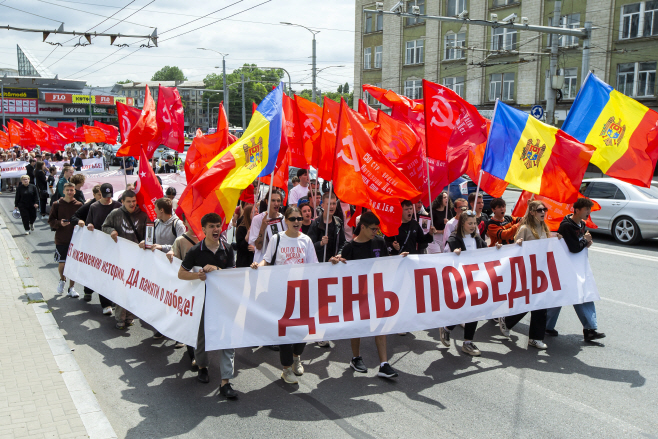 MOLDOVA OPPOSITION PROTEST <YONHAP NO-3242> (EPA)