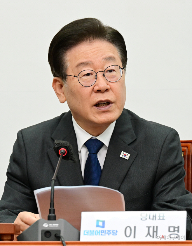 [포토] 모두발언하는 이재명 대표
