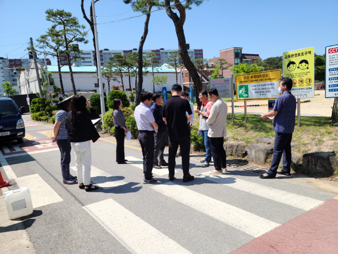 어린이보호구역 합동점검(영일초등학교)