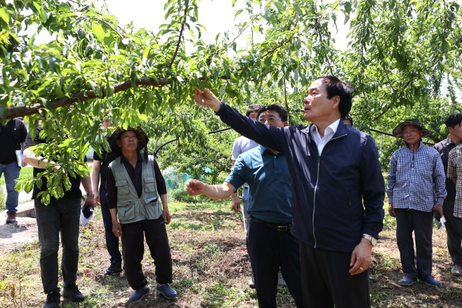 01의성군제공 우박피해현장방문