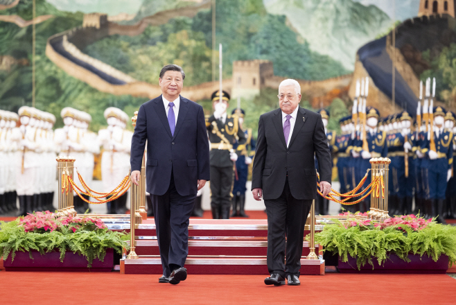 CHINA-BEIJING-XI JINPING-PALESTINIAN PRESIDENT-ABBAS-TALKS (CN)