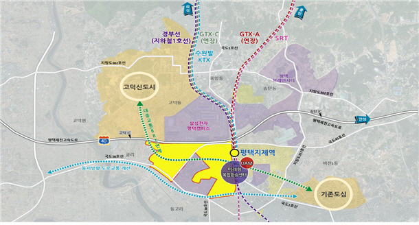 평택지제역세권 광역교통 확충 및 모빌리티 연계 구상