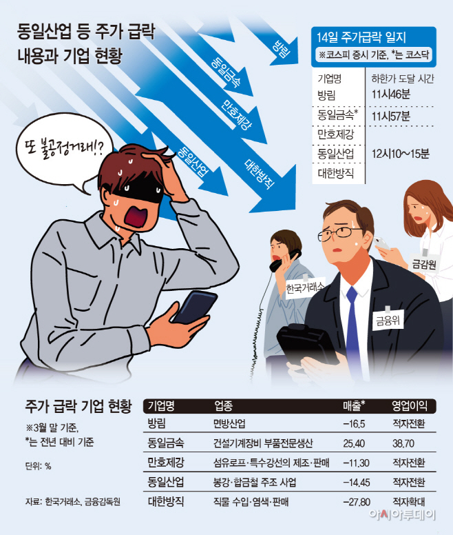 주가급락 그래픽