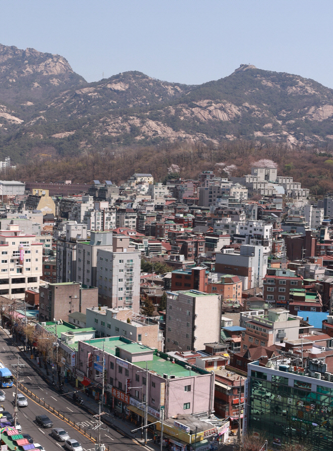 서울 은평구 불광동 연신내 일대 전경