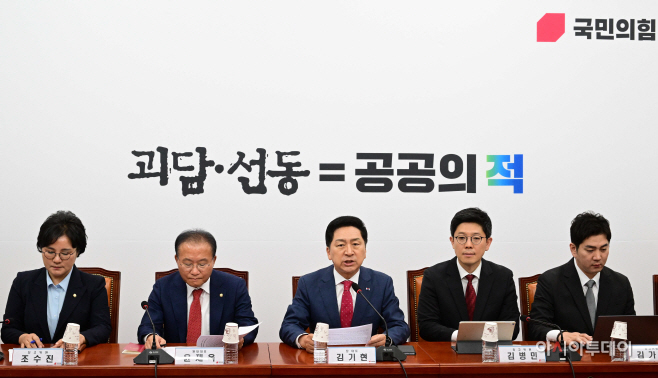 [포토] 국민의힘 최고위원회의