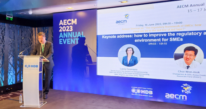 AECM 연차총회 규제샌드박스 활용 혁신금융서비스 소개