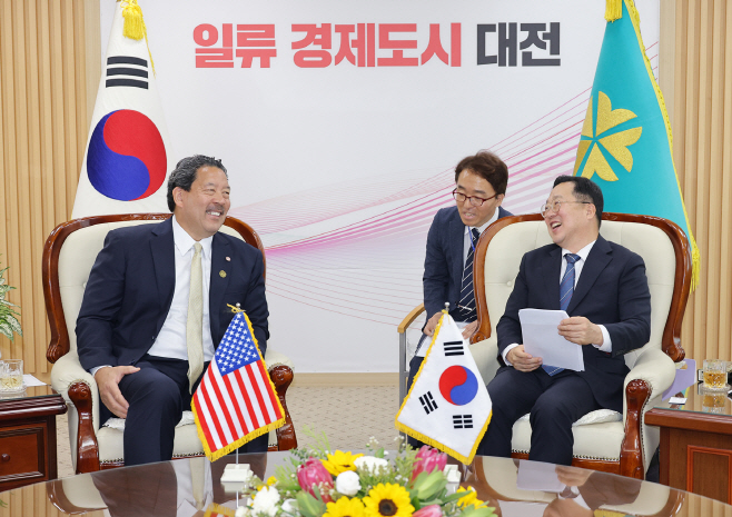 이장우 대전시장, 브루스 해럴 시애틀 시장 접견04