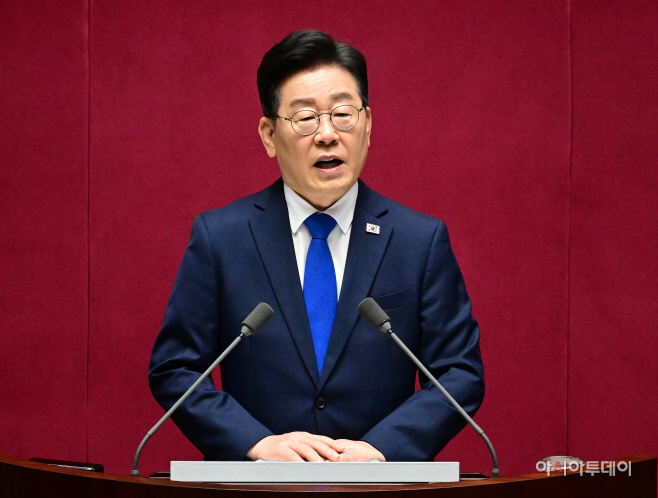 [포토] 이재명 대표 '불체포 권리 포기...영장 청구시 출석하겠다'
