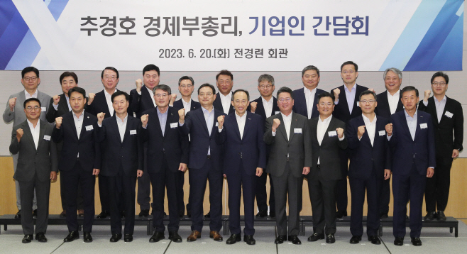 추경호 부총리 기업인 정책 간담회
