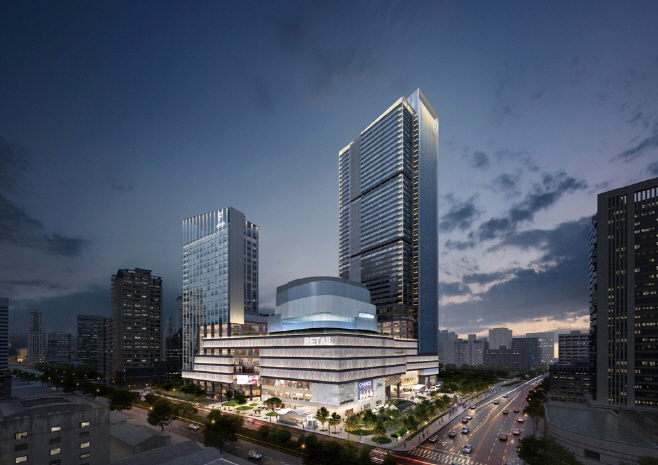 대만 아오지디 복합개발 예상 조감도