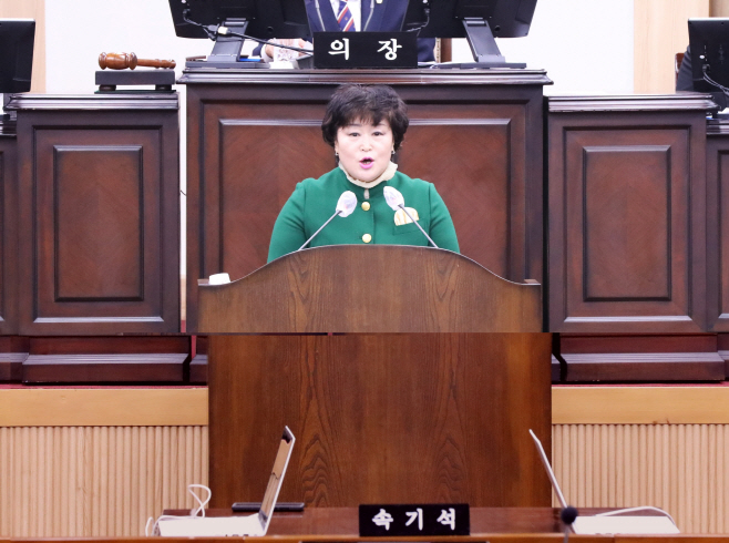 의령군의회 제1차 정례회 의원발의 조례 오민자)