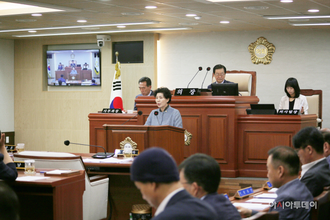 장수군 군의회 정례회 폐회(1)
