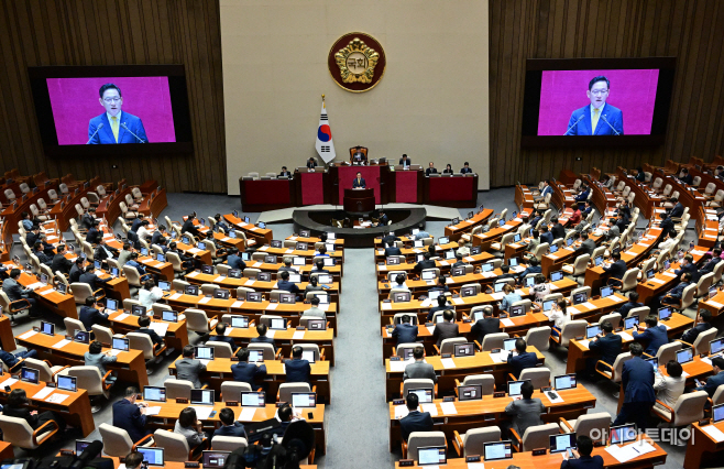 [포토] 배진교 정의당 원내대표 비교섭단체 대표연설