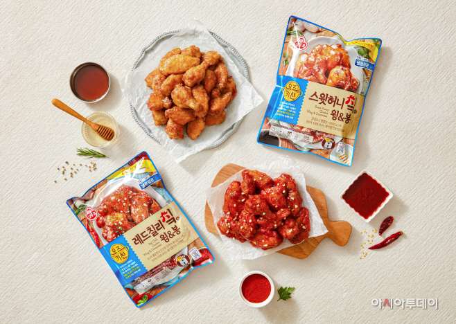 오뚜기 오즈키친 칰 윙&봉(레드칠리, 스윗허니) 연출컷