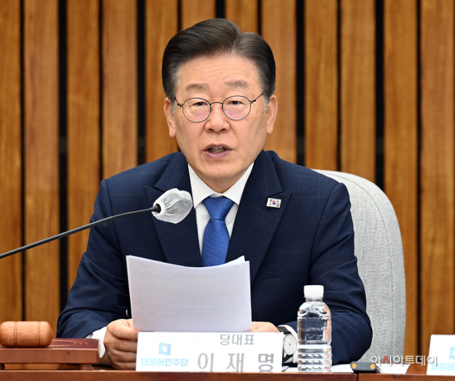 [포토] 모두발언하는 이재명 대표