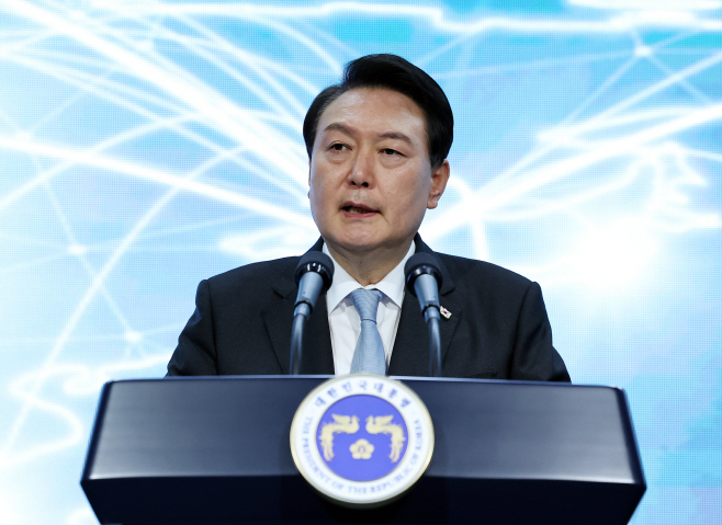 세계 한인 과학기술인 격려하는 윤석열 대통령