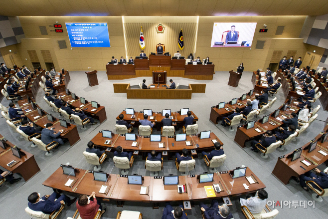 의회 본회의장 사진