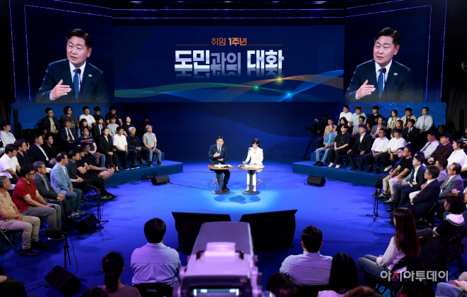 1-1. (사진)김관영 지사, 방송 3사 주최‘도민과의 대화’소통