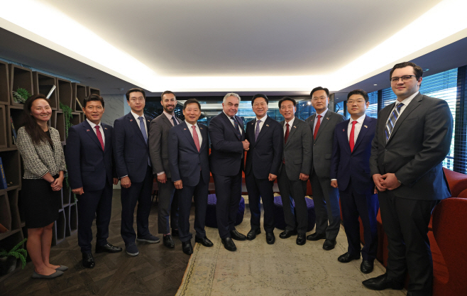 김기현, 커트 캠벨과 조찬간담회