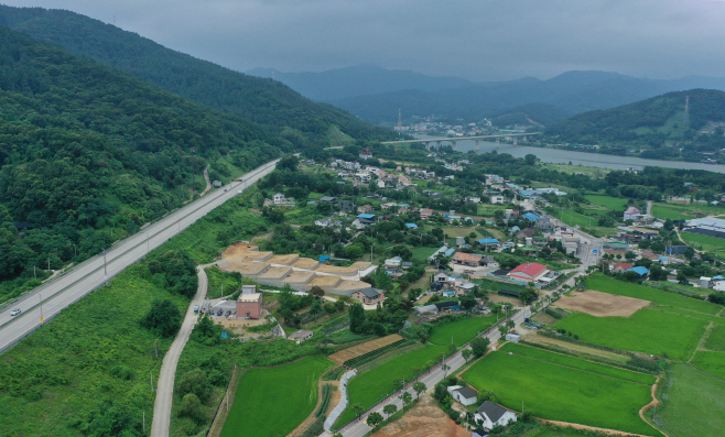 경기도 양평군 강상면 일대<YONHAP NO-1809>