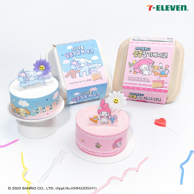 7-11) 세븐일레븐 산리오 캐릭터즈 케이크