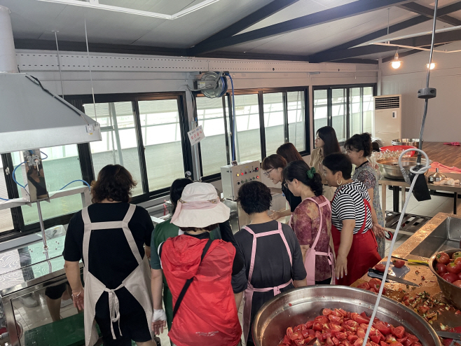 남양주시 생활개선회, 지역농산물 가공
