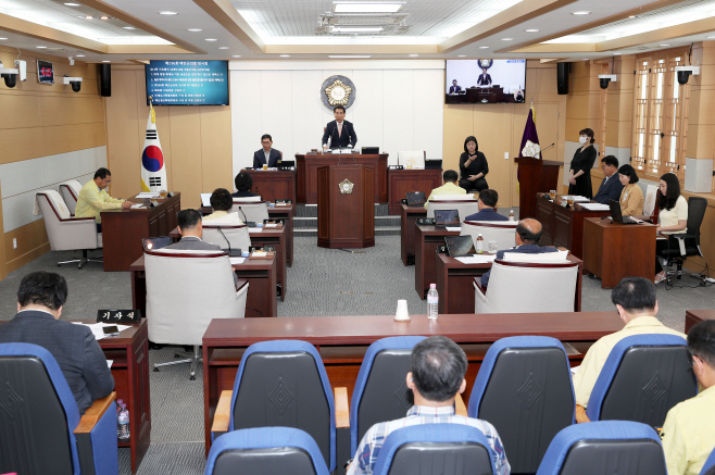 태안군의회, 제296회 임시회 개회...조례안 등 9개 안건 처리