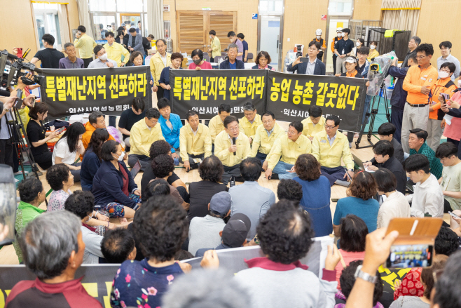 이재명 대표, 수해 피해 “현실적 보상” 노력(1)