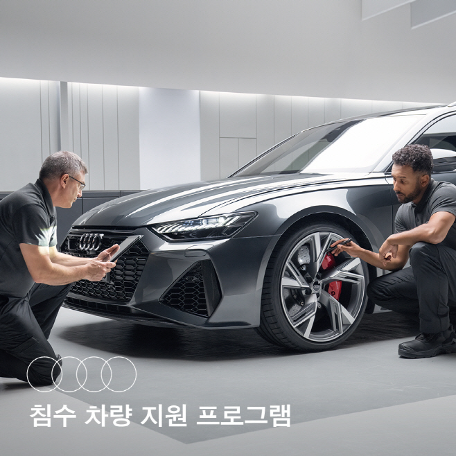 아우디 침수 차량 지원 프로그램