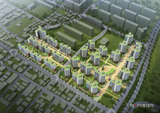 광주 동서작 공공재개발지역 조감도