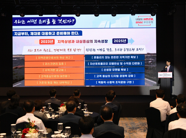 부산은행,?하반기 경영전략회의, 초우량 중견은행 도약 다짐