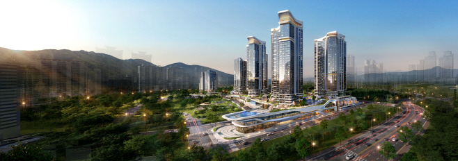 부산 중동5구역 투시도