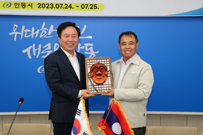 라오스_노동사회복지부_대표단__안동_방문