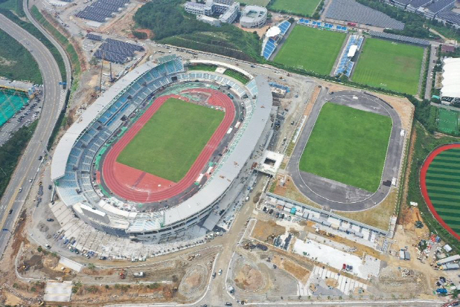 목포종합경기장 건립공사