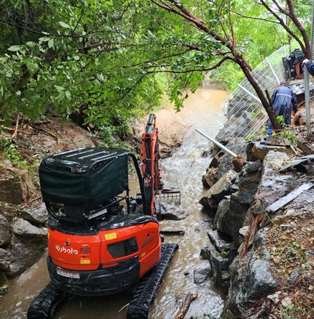 아산시 호우 피해 응급복구