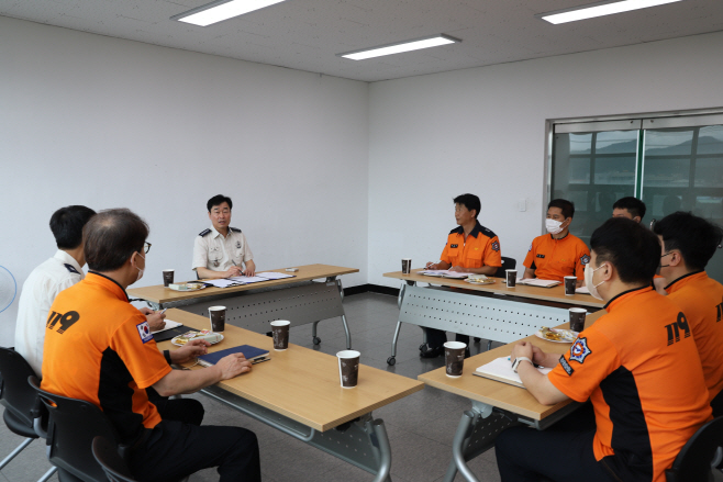 정윤재서장 풍각센터 초도방문