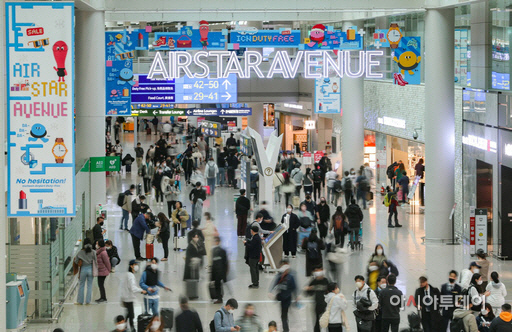 인천국제공항 내부 전경