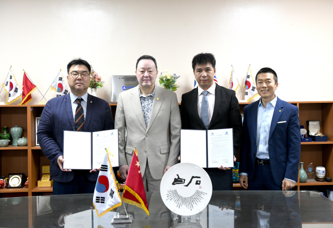 백석대, K-태권도 보급 위해 중국 태권도 산업체와 MOU 체결