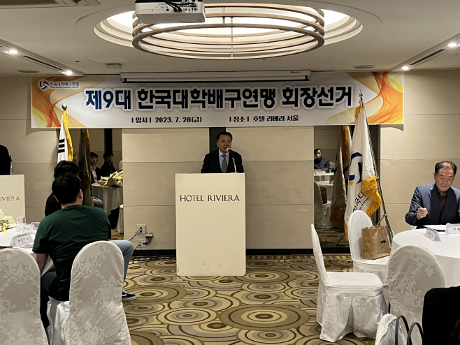 당선소감 전하는 홍기호 당선인 (1)