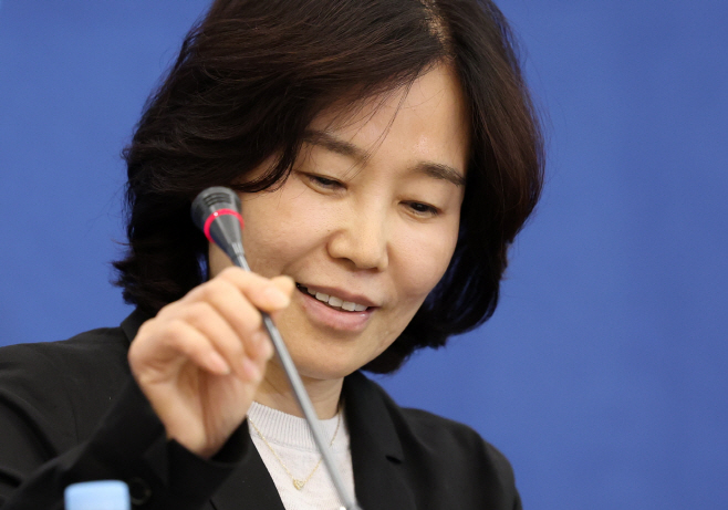 춘천 찾은 김은경 혁신위원장<YONHAP NO-3984>