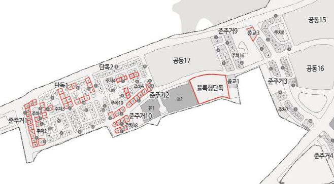 에코시티 체비지 위치도2